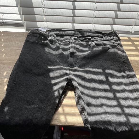 Levi's 569 Jeans Loose Straight Fit Dark Denim Pants Men 38x32 - Picture 6 of 7